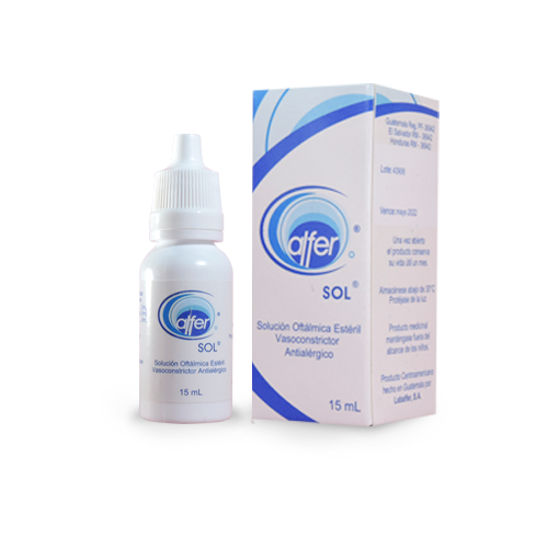 Alfer Sol Gotas Oftalmicas, Frasco 15ml