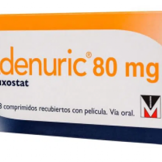 Adenuric 80mg, Caja 28 comprimidos