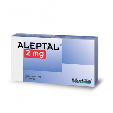 Aleptal 2mg caja x 30 tabletas
