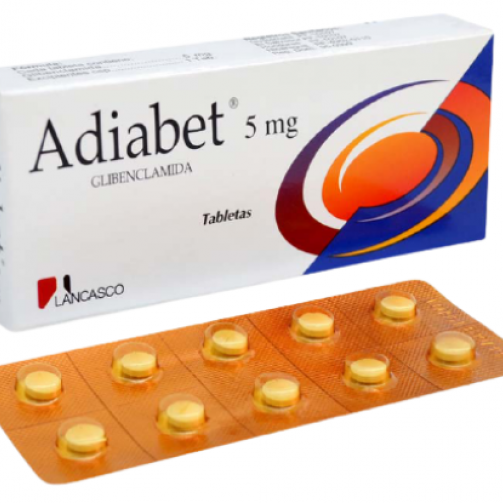 Adiabet 5mg, 1 de 100 tabletas LANCASCO