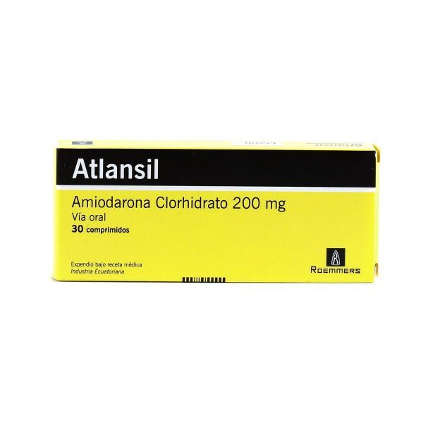 Atlansil 200mg, Caja 30 Comprimidos